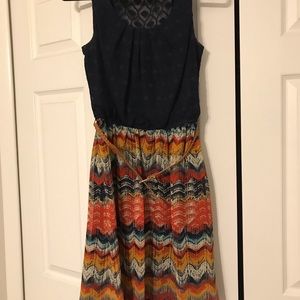 Mini Dress with Belt